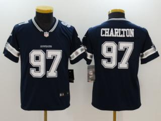 Youth Dallas Cowboys 97 Taco Charlton Football Jersey Legend Navy Blue
