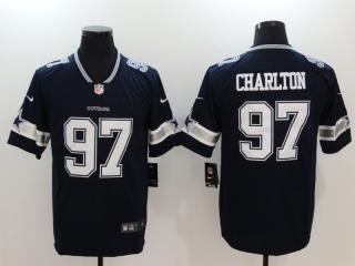 Dallas Cowboys 97 Taco Charlton Football Jersey Legend Navy Blue