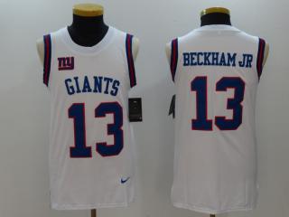 New York Giants 13 Odell Beckham Jr Football Jersey vest Legend White