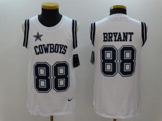 Dallas Cowboys 88 Dez Bryant Football Jersey vest Legend White
