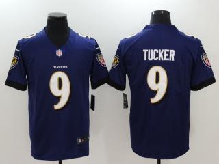 Baltimore Ravens 9 Justin Tucker Football Jersey Legend purple