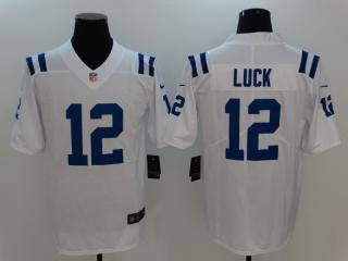 Indianapolis Colts 12 Andrew Luck Football Jersey Legend White