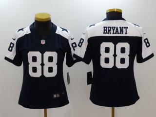 Women Dallas Cowboys 88 Dez Bryant Football Jersey Legend Navy Blue