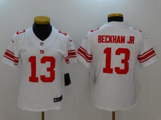 Women New York Giants 13 Odell Beckham Jr Football Jersey Legend White
