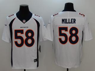 Denver Broncos 58 Von Miller Football Jersey Legend White
