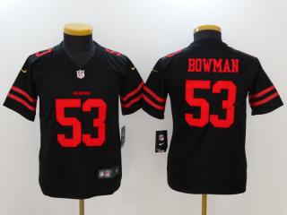 Women San Francisco 49ers 53 NaVorro Bowman Football Jersey Legend BlackYouth Black