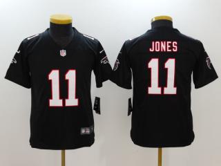 Youth Atlanta Falcons 11 Julio Jones Football Jersey Legend Black