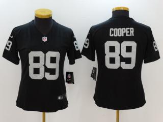 Women Oakland Raiders 89 Amari Cooper Football Jersey Legend Black