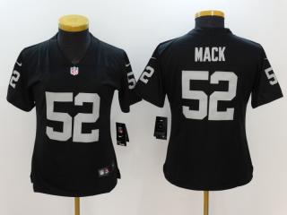 Women Oakland Raiders 52 Khalil Mack Cooper Football Jersey Legend Black