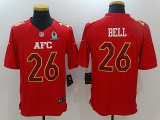 All-Star Pittsburgh Steelers 26 LeVeon Bell Football Jersey Red