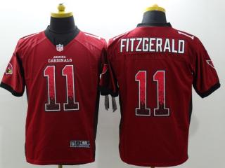 Arizona Cardinals 11 Larry Fitzgerald Drift Fashion Red Elite Jersey