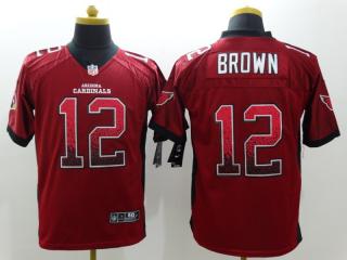 Arizona Cardinals 12 John Brown Drift Fashion Red Elite Jersey