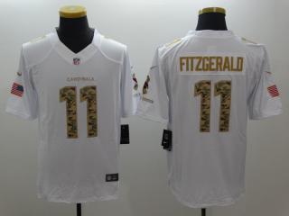 Arizona Cardinals 11 Larry Fitzgerald FootBall Jersey White Camo word