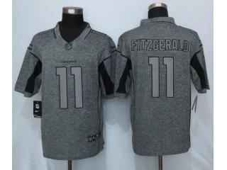 Arizona Cardinals 11 Larry Fitzgerald Stitched Gridiron Gray Limited Jersey