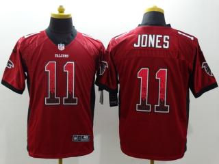 Atlanta Falcons 11 Julio Jones Drift Fashion Red Elite Jersey