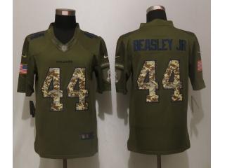 Atlanta Falcons 44 Vic Beasley Jr Green Salute To Service Limited Jersey