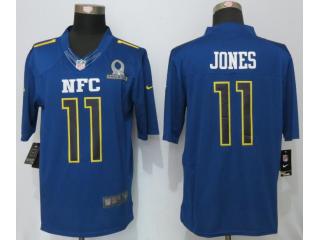 All-Star Atlanta Falcons 11 Julio Jones Football Jersey Blue