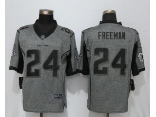 Atlanta Falcons 24 Devonta Freeman Stitched Gridiron Gray Limited Jersey