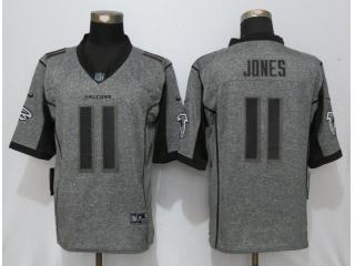 Atlanta Falcons 11 Julio Jones Stitched Gridiron Gray Limited Jersey