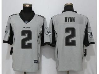 Atlanta Falcons 2 Matt Ryan Nike Gridiron Gray II Limited Jersey