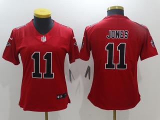 Women Atlanta Falcons 11 Julio Jones Football Jersey Red