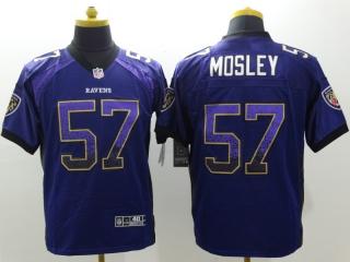 Baltimore Ravens 57 C.J. Mosley Drift Fashion Purple Elite Jersey
