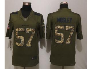 Baltimore Ravens 57 C.J. Mosley Green Salute To Service Limited Jersey