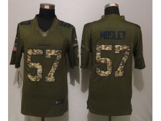 Baltimore Ravens 57 C.J. Mosley Green Salute To Service Limited Jersey