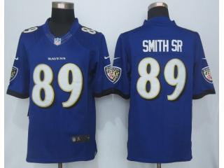 Baltimore Ravens 89 Steve Smith Sr Purple Limited Jersey