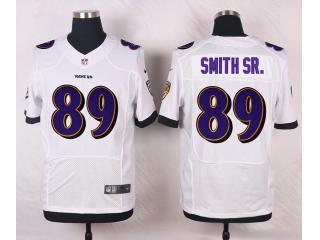 Baltimore Ravens 89 Steve Smith Sr Elite Football Jersey White