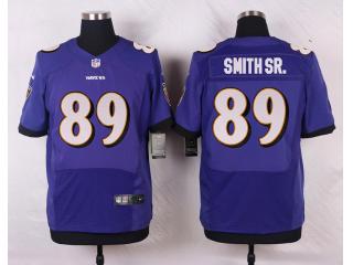 Baltimore Ravens 89 Steve Smith Sr Elite Football Jersey Purple