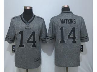 Buffalo Bills 14 Sammy Watkins Stitched Gridiron Gray Limited Jersey