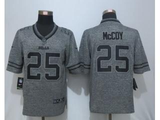 Buffalo Bills 25 LeSean McCoy Stitched Gridiron Gray Limited Jersey