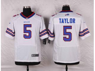 Buffalo Bills 5 Tyrod Taylor Elite Football Jersey White