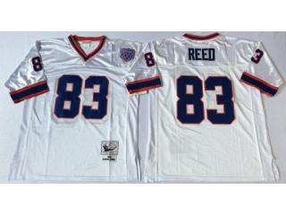 Buffalo Bills 83 Andre Reed Footnall Jersey White Retro