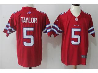 Buffalo Bills 5 Tyrod Taylor Footnall Jersey Legend Red