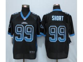 Carolina Panthers 99 Kawann Short Drift Fashion Black Elite Jersey