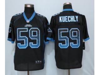 Carolina Panthers 59 Luke Kuechly Drift Fashion Black Elite Jersey