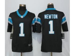 Carolina Panthers 1 Cam Newton Black Limited Jersey