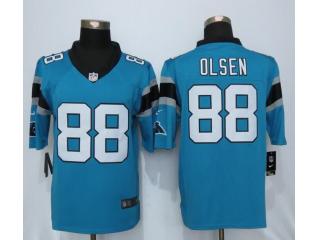Carolina Panthers 88 Greg Olsen Blue Limited Jersey