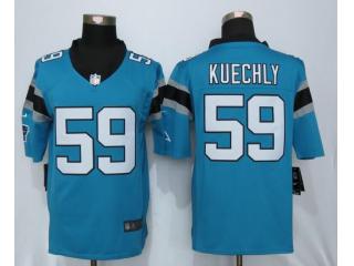Carolina Panthers 59 Luke Kuechly Blue Limited Jersey