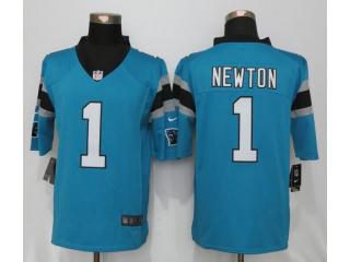Carolina Panthers 1 Cam Newton Blue Limited Jersey