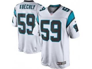 Carolina Panthers 59 Luke Kuechly Football Jersey White