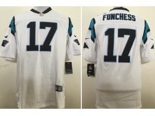 Carolina Panthers 17 Devin Funchess Elite Football Jersey White