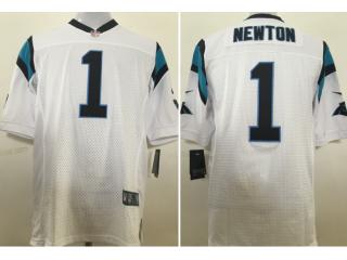 Carolina Panthers 1 Cam Newton Elite Football Jersey white