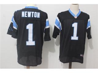 Carolina Panthers 1 Cam Newton Elite Football Jersey Black