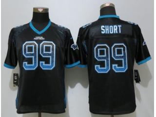 Women Carolina Panthers 99 Kawann Short Drift Fashion Black Elite Jersey