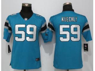 Youth Carolina Panthers 59 Luke Kuechly Blue Elite Jersey