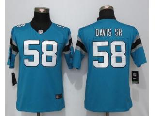 Youth Carolina Panthers 58 Thomas Davis Sr Blue Elite Jersey