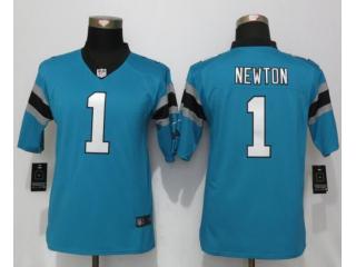 Youth Carolina Panthers 1 Cam Newton Blue Elite Jersey